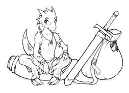 Alsi the Kobold Barbarian