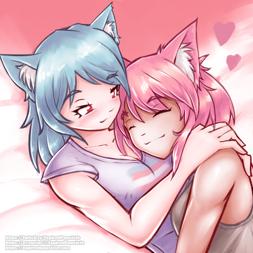 Cat Cuddle and Gay