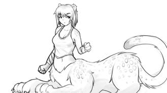 Snow Leopard Taur